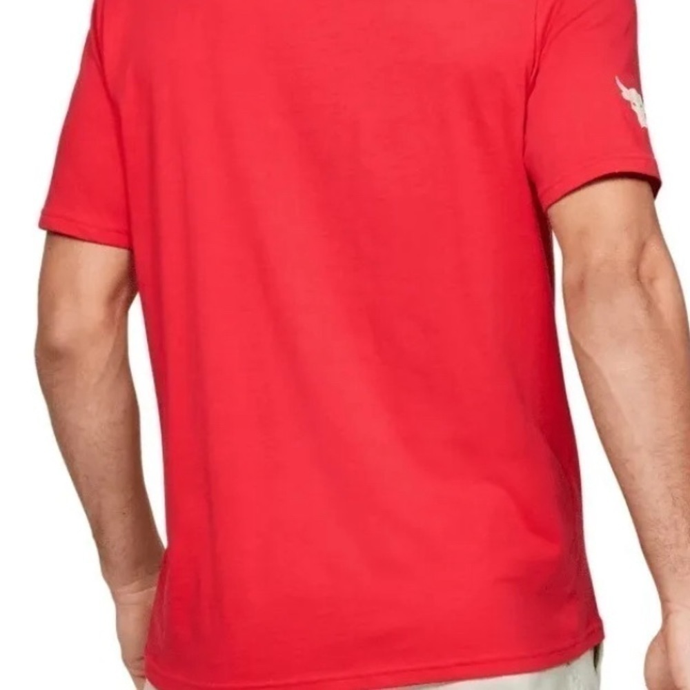 Under Armour Men's Project Rock Focus Short Sleeve Loose T-Shirt 1351584-608 XL - Picture 6 of 6